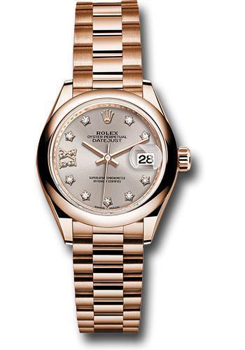 Rolex Lady Datejust 28mm Watch 279165 s9dix8dp