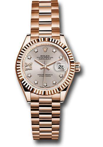 Rolex Lady Datejust 28mm Watch 279175 s9dix8dp