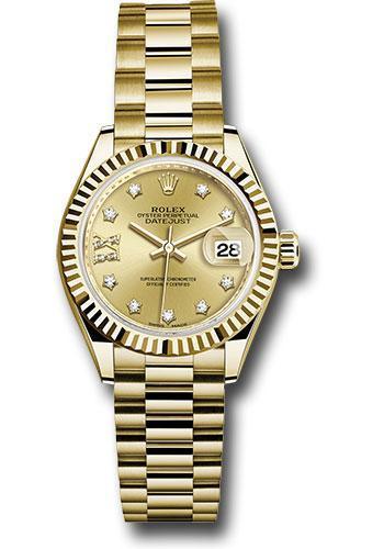 Rolex Lady Datejust 28mm Watch: 279178 ch9dix8dp