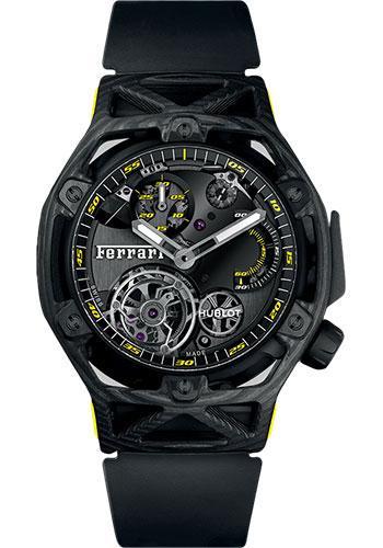 Hublot Techframe Ferrari Tourbillon Chronograph Carbon Watch 408.QU.0129.RX
