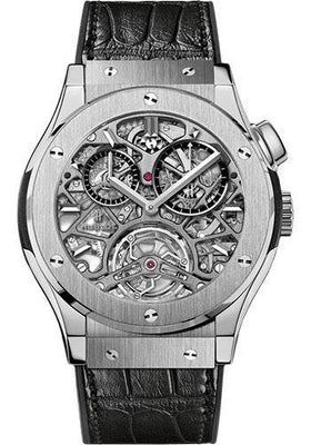 Hublot Classic Fusion 45mm Skeleton Tourbillon Watch 506.NX.0170.LR