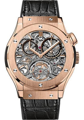Hublot Classic Fusion 45mm Skeleton Tourbillon Watch 506.OX.0180.LR