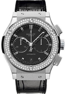 Hublot Classic Fusion 45mm Chronograph Titanium Watch 521.NX.1170.LR.1104