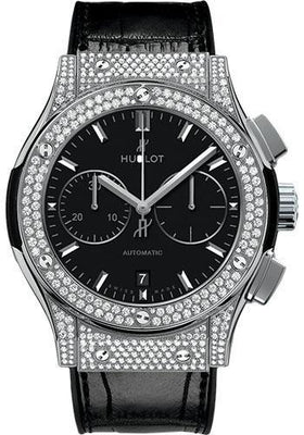 Hublot Classic Fusion 45mm Chronograph Titanium Watch 521.NX.1171.LR.1704