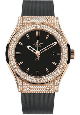 Hublot Classic Fusion 42mm Gold Pav Watch 542.PX.1180.RX.1704