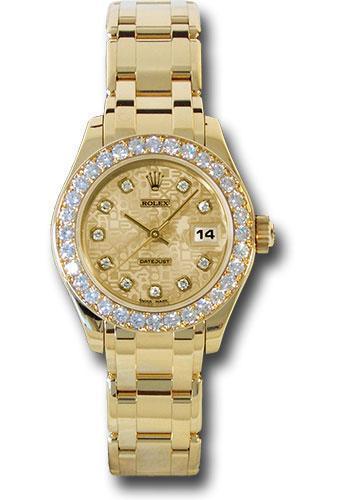 Rolex Datejust Pearlmaster Watch: 80298 chjd