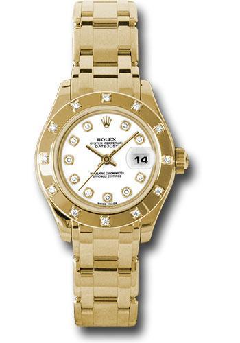 Rolex Datejust Pearlmaster Watch: 80318 wd