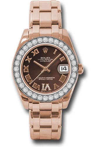 Rolex Datejust Pearlmaster 34mm Watch: 81285 chodrp