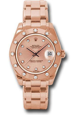 Rolex Datejust Pearlmaster 34mm Watch: 81315 pchd