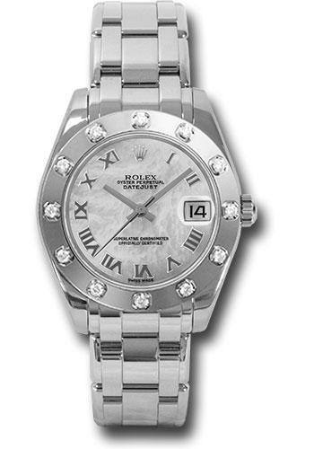 Rolex Datejust Pearlmaster 34mm Watch: 81319 mr