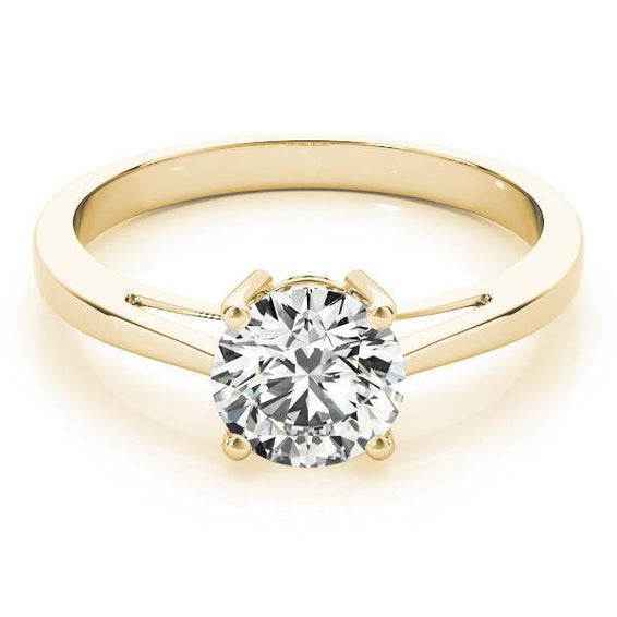 1 1/2 ct tw Solitaire Engagement Ring with F Color VS Clarity Diamond GIA Center Stone.