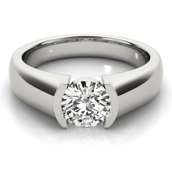 1 1/2 ct tw Solitaire Engagement Ring F Color VS Clarity Diamonds GIA Center