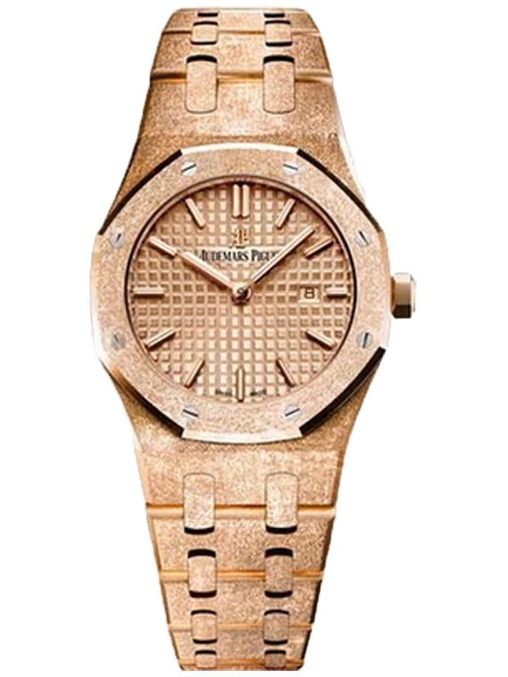 Audemars Piguet Royal Oak Frosted Gold Quartz Watch 67653OR.GG.1263OR.02