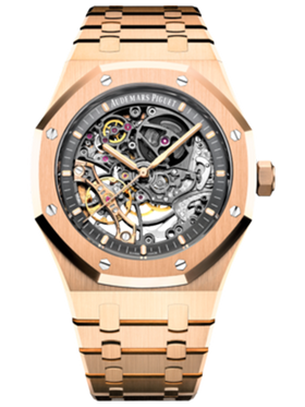 Audemars Piguet Royal Oak Rose Gold Openworked Watch 15407OR.OO.1220OR.01