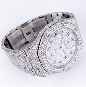 Audemars Piguet Royal Oak Selfwinding 41MM ICED OUT - 29.00 Cts VS1 Diamonds / Arabic Diamond Dial "AP ICED OUT"