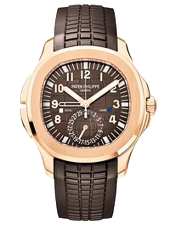 Patek Philippe Aquanaut Travel Time 40MM Rose Gold Watch 5164R / Unworn / Complete Box & Papers