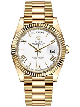 Rolex Day-Date 40 White Roman Dial 228238
