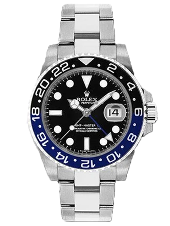 Rolex GMT-Master II “Batman” Steel Black Dial Oyster Bracelet 116710BLNR