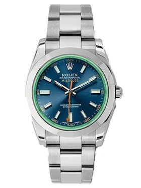 Rolex Milgauss Watch 116400GV blo / Complete Box & Papers