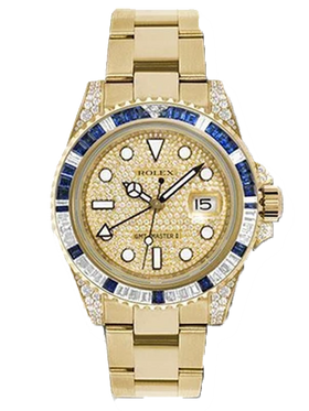 Rolex GMT-Master II 116758SA pave