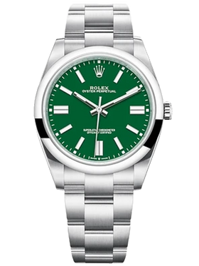 Rolex Oyster Perpetual 41 Reference 124300 Green Dial / Unworn / Complete Box & Papers
