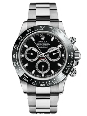 front facing Rolex Daytona 116500LN Ceramic Bezel Stainless Steel Chronograph