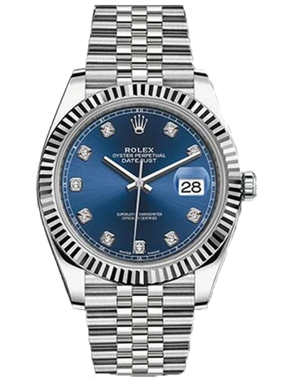 Rolex Oyster Perpetual Datejust 41 Watch 126334 blij