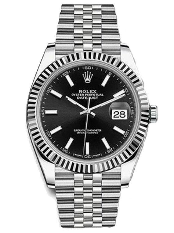 Rolex Oyster Perpetual Datejust 126334 Jubilee Bracelet Watch 41MM | Black Dial | Stainless Steel Complete Set Unworn
