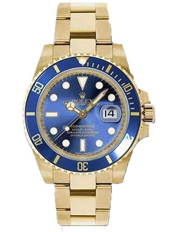 Rolex Submariner Date 18k Yellow Gold 40mm Blue Dial 116618LB– Sky Rolex Submariner Date 18k Yellow Gold 40mm Blue Dial 116618LB– Sky