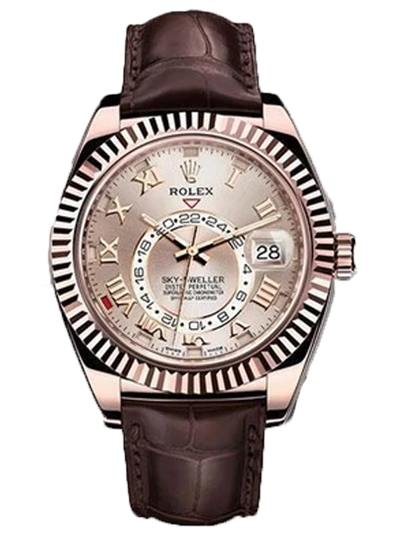 Rolex Sky-Dweller Rose Gold Men's Watch 326135 su