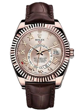 Rolex Sky-Dweller Rose Gold Men's Watch 326135 su
