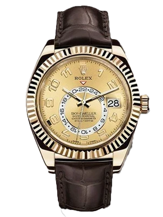 Rolex Sky-Dweller Yellow Gold Mne's Watch 326138 ch