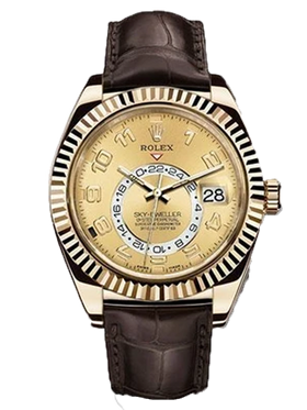 Rolex Sky-Dweller Yellow Gold Mne's Watch 326138 ch