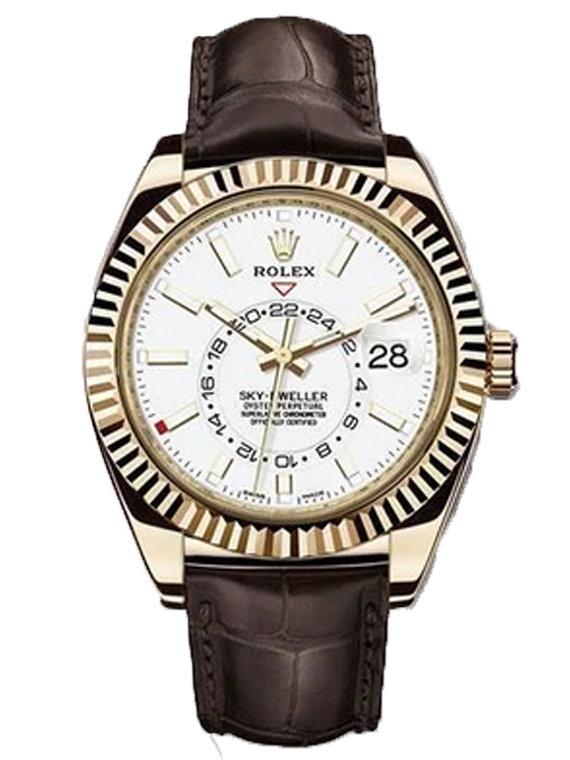 Rolex Sky-Dweller Yellow Gold Men's Watch 326138 wh