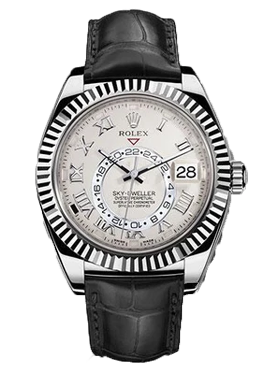 Rolex Sky Dweller 326139 iv White Gold Men's Watch