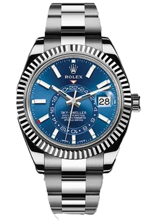 Rolex Sky-Dweller Blue Dial Men's Watch 326934 bl Oyster / Complete Set Box & Papers