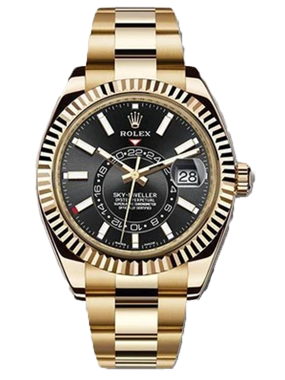 Rolex Sky-Dweller 326938 Yellow Gold Men's Watch / Unworn / Complete Set Box & Papers