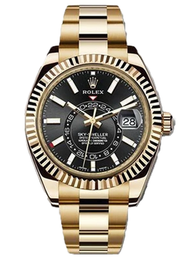 Rolex Sky-Dweller 326938 Yellow Gold Men's Watch / Unworn / Complete Set Box & Papers
