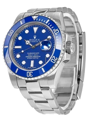 Rolex submariner smurf stainless steel cheap