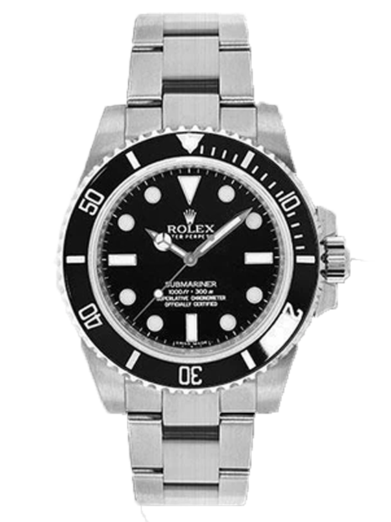 Rolex Submariner No Date Stainless Steel 40mm Black Dial 114060