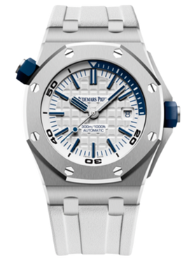 Audemars Piguet Royal Oak Offshore Diver 15710ST White Dial