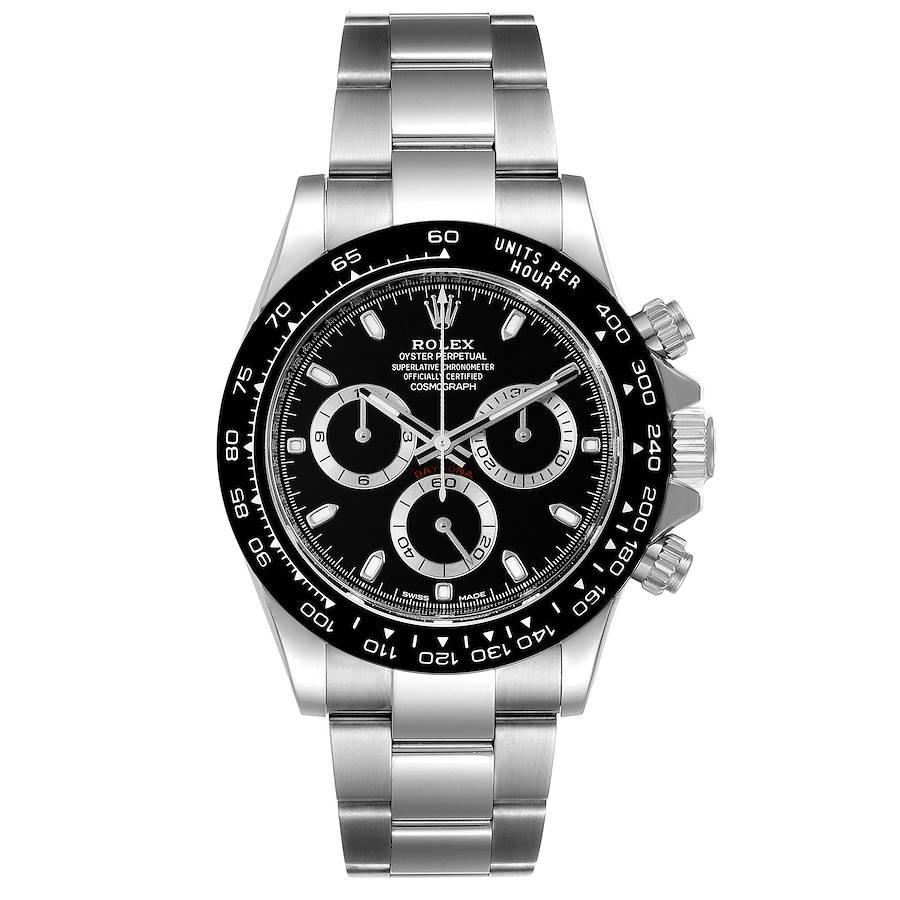 Rolex Cosmograph Daytona Ceramic Bezel Black Dial Watch 116500
