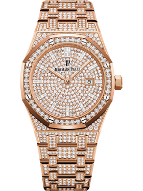 ROYAL OAK QUARTZ Ref. 67652OR.ZZ.1265OR.01 ROSE GOLD 33MM