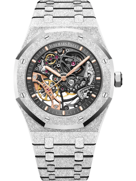 ROYAL OAK FROSTED GOLD DOUBLE BALANCE WHEEL OPENWORKED 15407BC.GG.1224BC.01